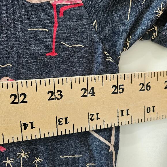 Free Planet Flamingo AOP Short Sleeve Tee Pink Blue Size 2X - Picture 7 of 8